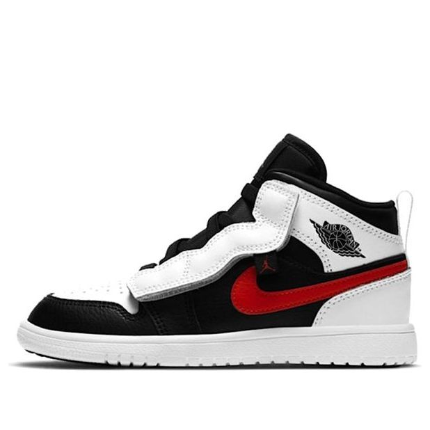 (PS) Air Jordan 1 Mid Alt 'White Black Red' AR6351-075