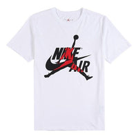 Air Jordan Jumpman Logo Sports short sleeve Men White BV5906-100