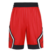 Air Jordan Jumpman Diamond Basketball Sports Printing Loose Breathable Shorts Red DH9497-687