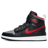 (GS) Air Jordan 1 High FlyEase 'Smoke Grey Gym Red' DC7986-006