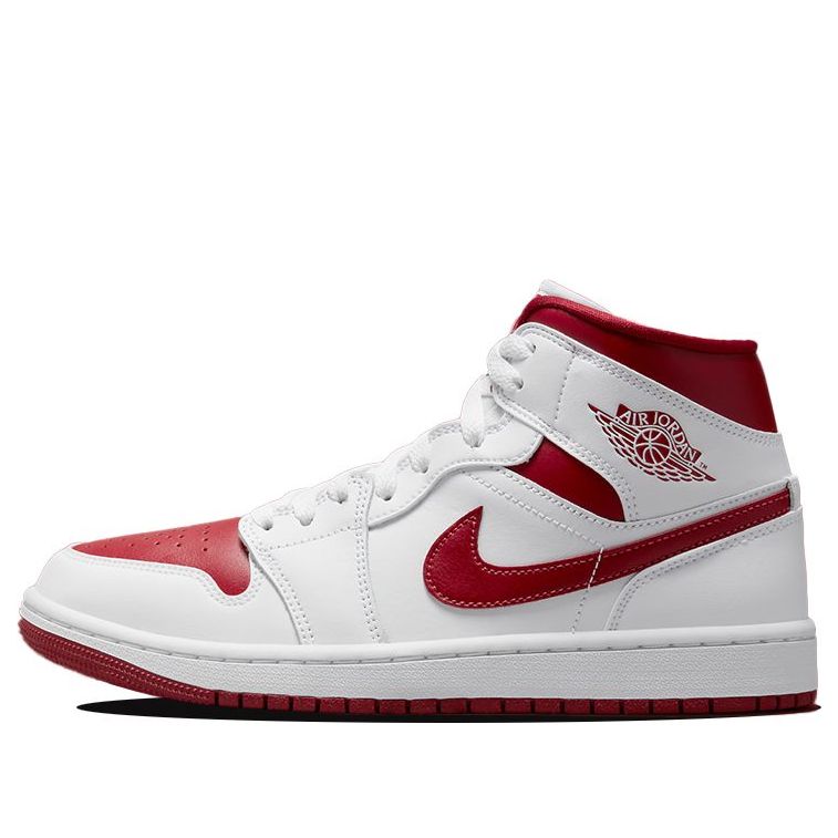 (WMNS) Air Jordan 1 Mid 'White Pomegranate' BQ6472-161