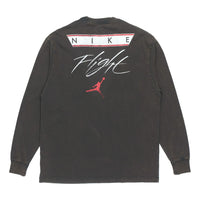 Air Jordan MENS Logo Print Crew-neck Sports Black DD0966-010