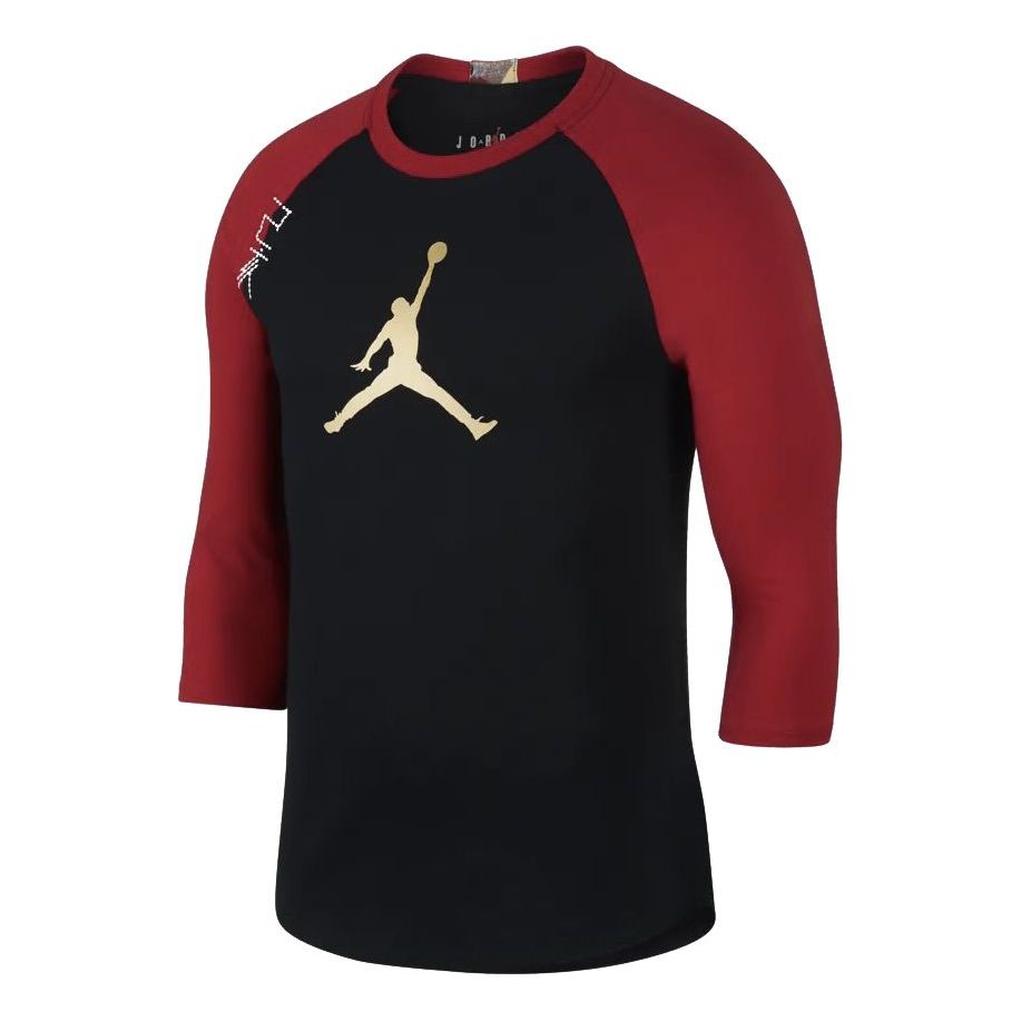 Air Jordan CNY three-quarter sleeve Black Red CD9053-010