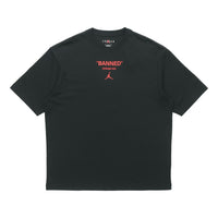 Air Jordan Casual Sports Printing Short Sleeve Black DM3545-010