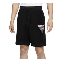 Air Jordan Flight Diamond Casual Sports Knit Shorts Black DA5498-010