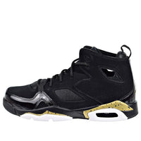 (GS) Air Jordan Flight Club 91 'Black Metallic Gold' 555472-031