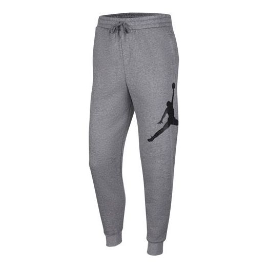 Air Jordan Jumpman Fleece Casual Long Pants Gray DA6804-091