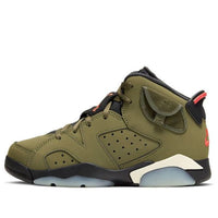 (PS) Air Jordan 6 Retro x Travis Scott 'Olive' CQ3565-200