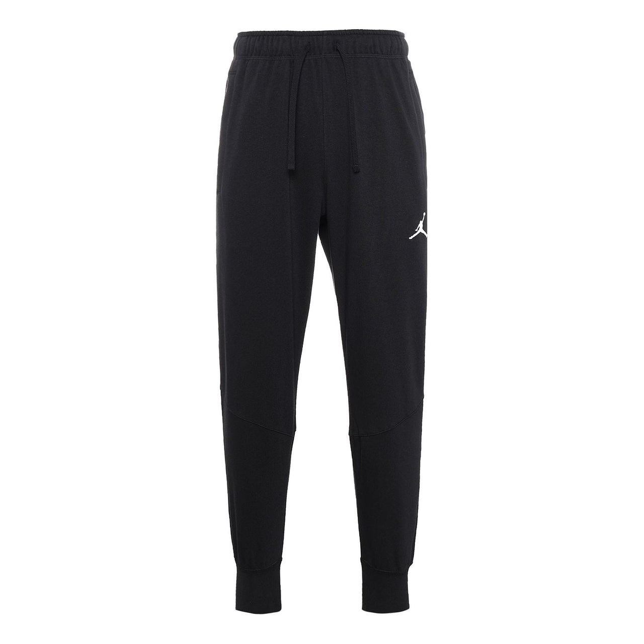 Men's Air Jordan Solid Color Logo Printing Lacing Bundle Feet Casual Sports Pants/Trousers/Joggers Autumn Black DQ7333-010