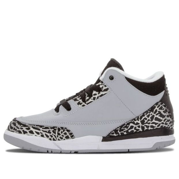 (PS) Air Jordan 3 Retro Bp 'Wolf Grey' 429487-004