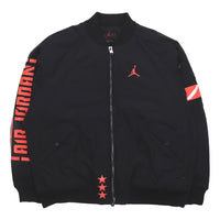 Air Jordan Stand Collar Long Sleeve Bomber Jacket 'Black' BQ6957-010