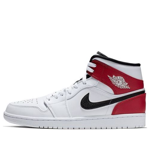 Air Jordan 1 Mid 'White Chicago' 554724-116