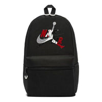 Air Jordan Flying Man Colorful Logo Splash Ink Schoolbag Backpack Black CV3713-013