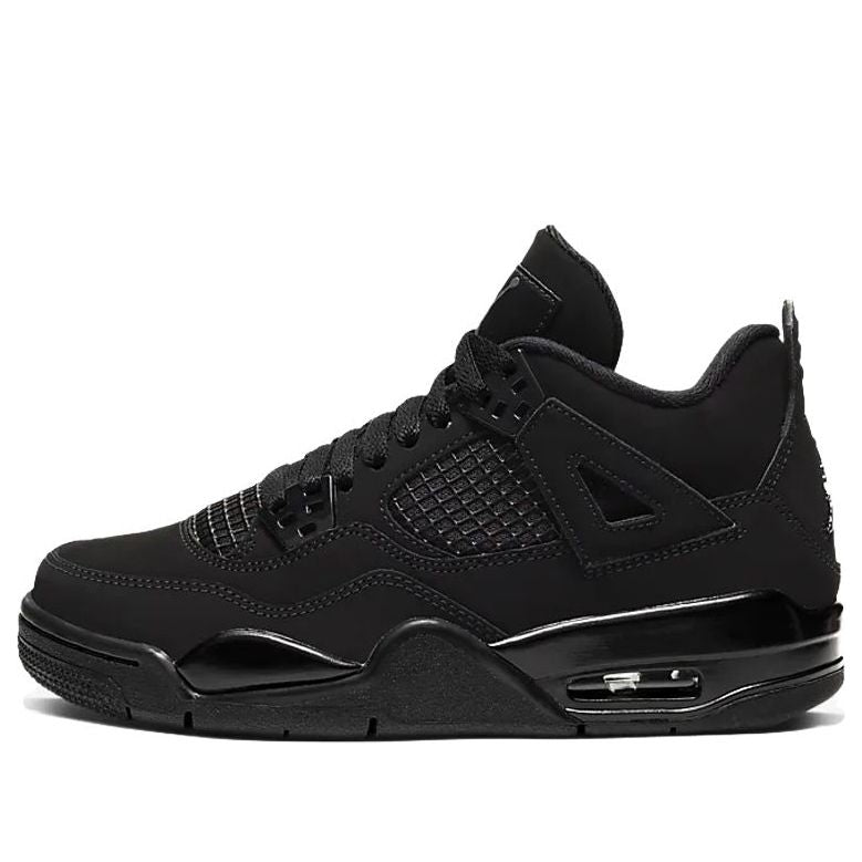 (GS) Air Jordan 4 Retro 'Black Cat' 2020 408452-010