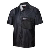 Men's Air Jordan Gradient Big Pocket Breathable Casual Short Sleeve Shirt Black CZ4821-022