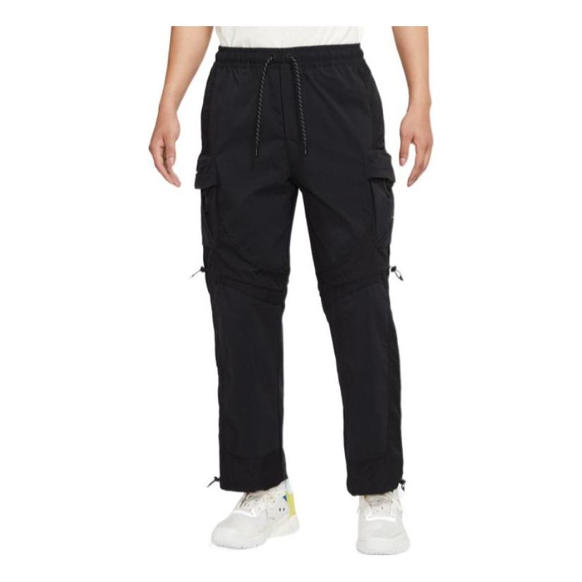 Air Jordan Pocket Detail Straight Casual Pants/Trousers Men's Black DQ8054-010