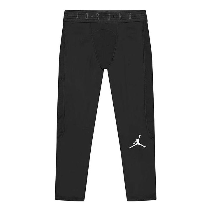 Men's Air Jordan Dri-FIT Moisture Conduction Quick Dry Elastic Tight Gym Pants/Trousers/Joggers Black CZ4796-010