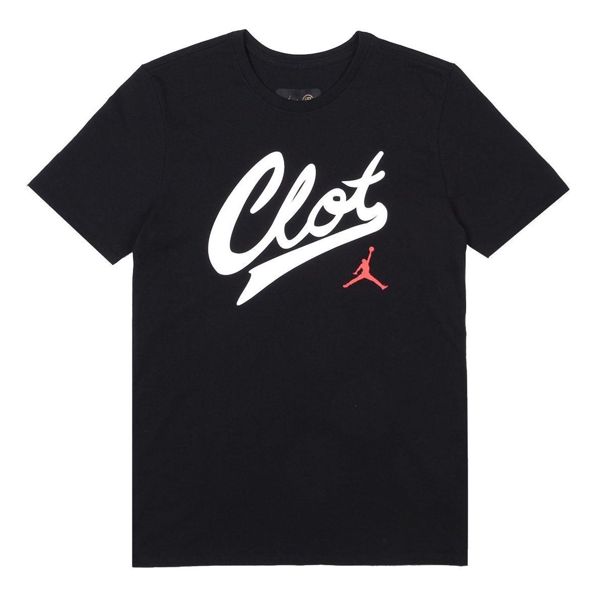 Air Jordan x CLOT Crossover Printing Round Neck Short Sleeve US Edition Black AV6260-010