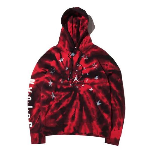 Air Jordan Legacy AJ6 Printing Fleece Pullover Gym Red DD5226-010