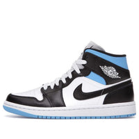 (WMNS) Air Jordan 1 Mid 'University Blue Black White' BQ6472-102