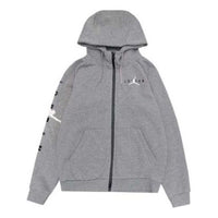 Air Jordan Zipper Hoodie Men's Grey CQ7706-091