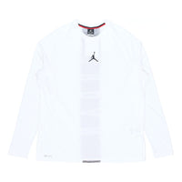 Air Jordan 23 Alpha Dri-Fit Back Printing Long Sleeves White 926437-100