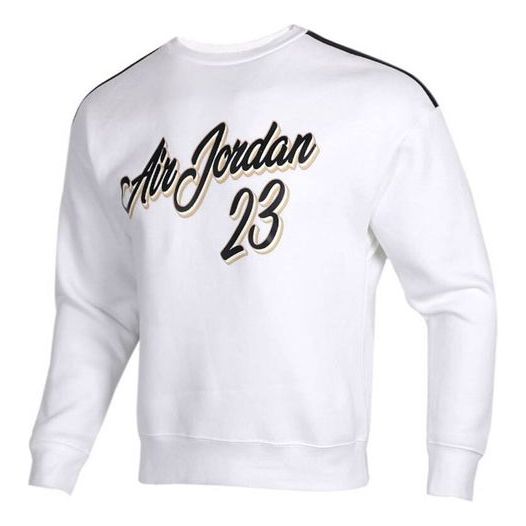 Air Jordan 23 Remastered Plush Pull-On Sweatshirt For Men White CT6283-100