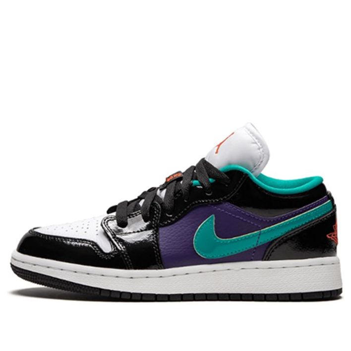 (GS) Air Jordan 1 Low 'Black Turbo Green' 553560-035