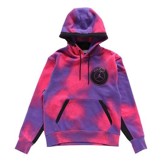 Air Jordan Printing Fleece Pullover Purple CK9650-510