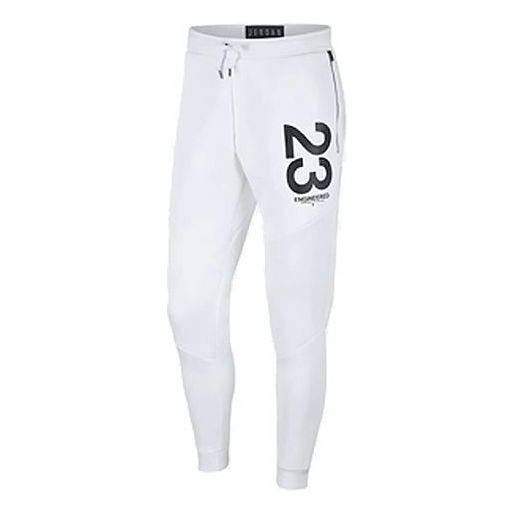 Air Jordan Men's 23 Flight Space Cotton Trousers White BQ4645-100