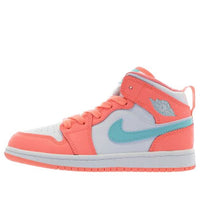 (PS) Air Jordan 1 Mid 'Blue Pink' 640737-814