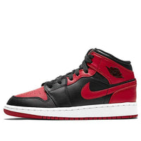 (GS) Air Jordan 1 Mid 'Banned' 554725-074