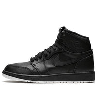 (GS) Air Jordan 1 Retro High OG 'Black Perforated' 575441-002