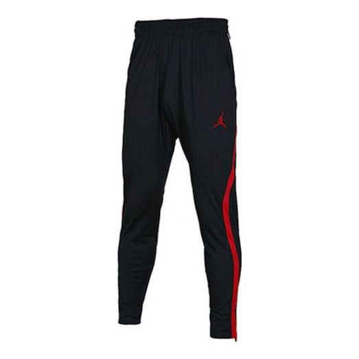 Men's Air Jordan 23 Alpha Dri-fit Training Slim Fit Sports Pants/Trousers/Joggers Black Red 889712-011