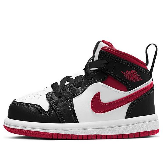 (TD) Air Jordan 1 Mid 'Black Gym Red' 640735-122