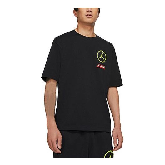 Air Jordan Solid Color Casual Short Sleeve Black CV2994-010