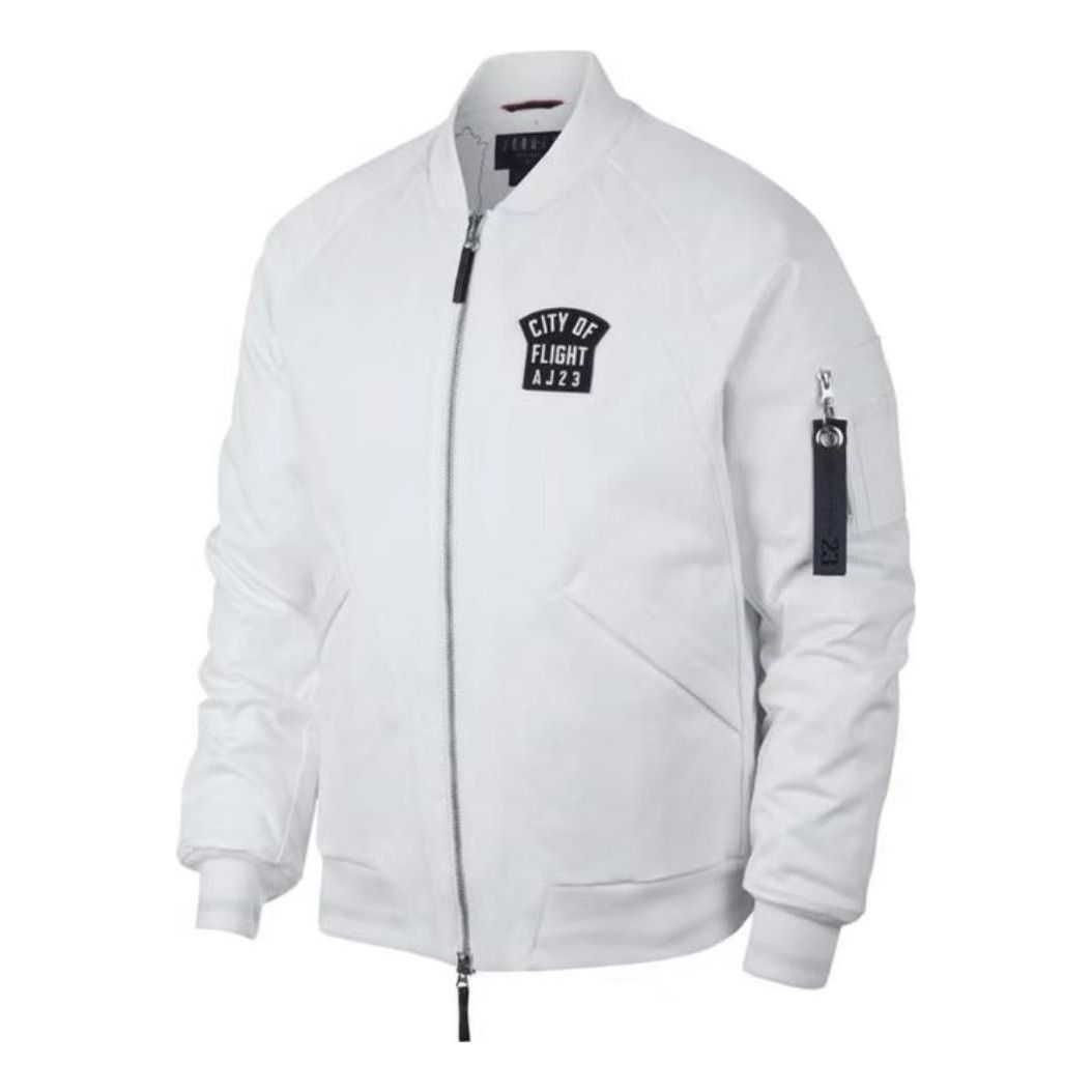 Air Jordan City Of Flight MA-1 Jacket White 911314-100