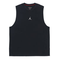 Air Jordan Casual Breathable Running Solid Color Sports Basketball Breathable Vest Black DM1828-010