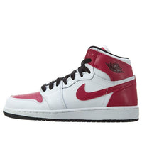 (GS) Air Jordan 1 Retro High 'White Sport Fuchsia' 332148-108