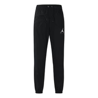 Air Jordan Jumpman Woven Casual Bundle Feet Sports Pants Black DJ6383-010