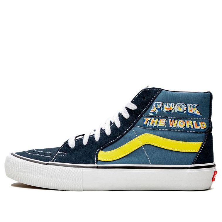 Vans Supreme x SK8-HI 'Fuck The World - Navy' VN0A45JDSY2