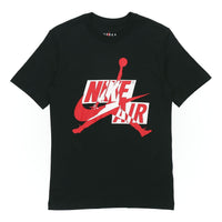 Air Jordan Jumoman Classics Flying Man Printing Short Sleeve Black CU9571-011