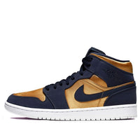 Air Jordan 1 Mid SE Premium 'Stain Gold' 852542-401