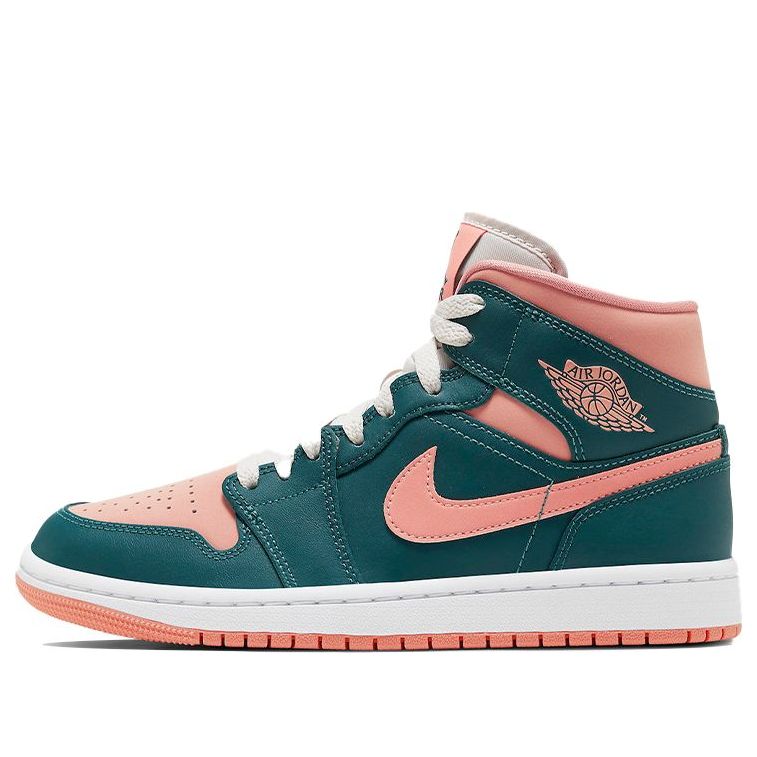 (WMNS) Air Jordan 1 Mid 'Dark Teal Green' BQ6472-308