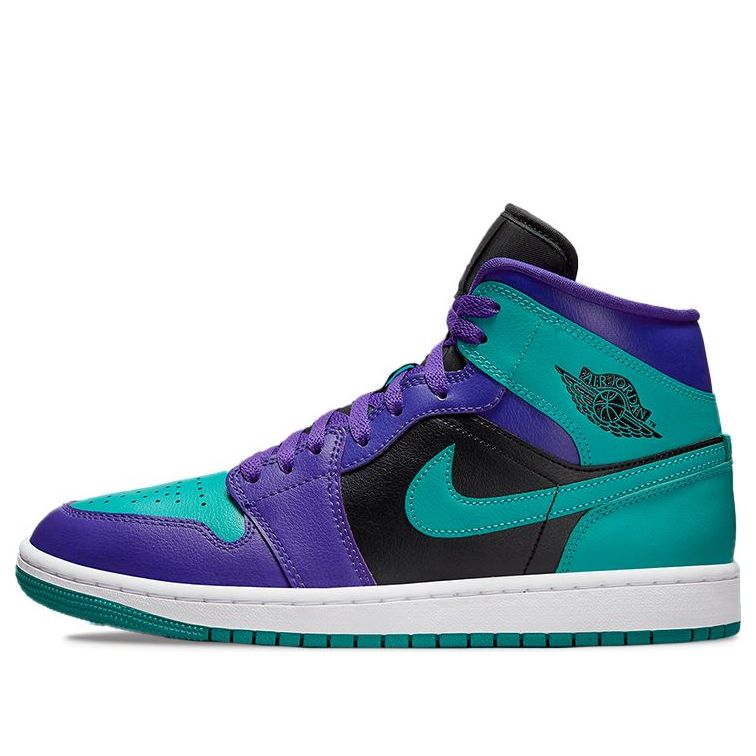 (WMNS) Air Jordan 1 Mid 'Black Grape' BQ6472-502