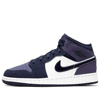 (GS) Air Jordan 1 Mid 'Sanded Purple' 554725-445