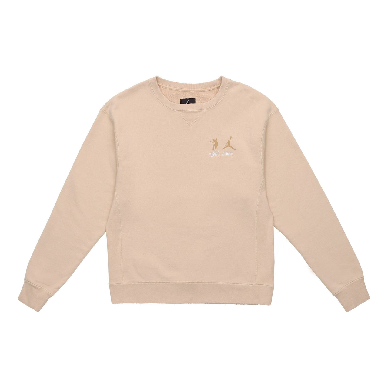 Air Jordan x union Crossover Logo Solid Color Sleeve Sports Round Neck Asia Edition Khaki DJ9523-268