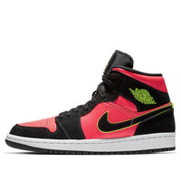 (WMNS) Air Jordan 1 Retro Mid 'Hot Punch Volt' BQ6472-006