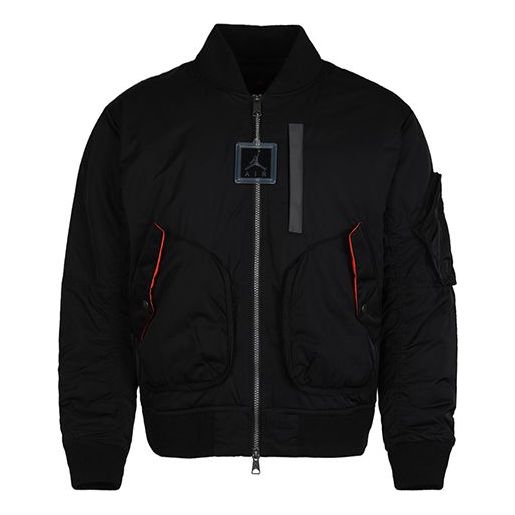 Air Jordan Ma-1 Flight Casual Sports Jacket Black CK6669-010