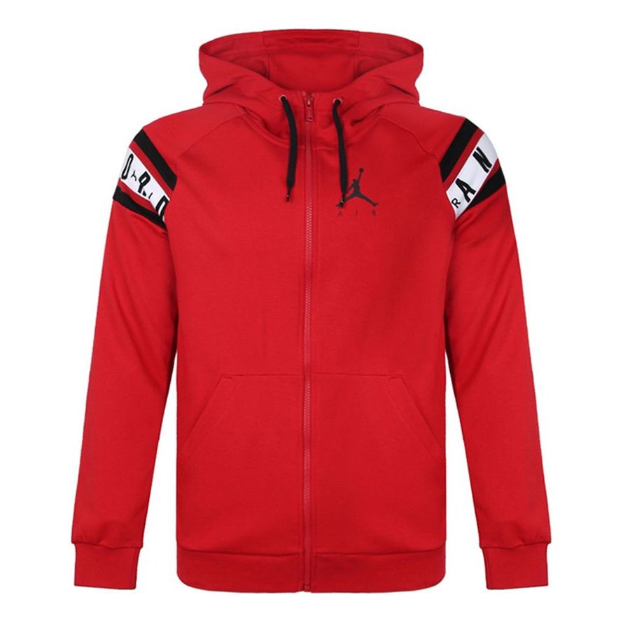 Air Jordan Casual Sports Long Sleeves Hooded Jacket Red AR2249-687